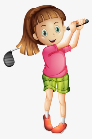 Фотки Sports Day, Kids Sports, School Clipart, Sports - Girl Playing Golf Clipart