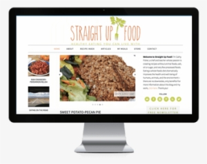 Straight Up Food - Web Design