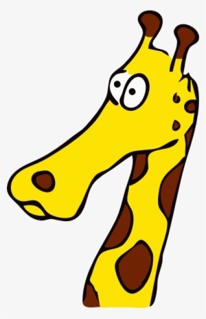 Cartoon Giraffe Svg Clip Arts 384 X 593 Px