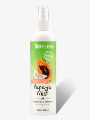 Rollover To Zoom - Tropiclean Papaya Mist Pet Cologne Spray 8 Ounce