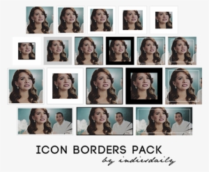“so I Recently Re-did My Icon Styles & Since I'm Really - Icon Borders