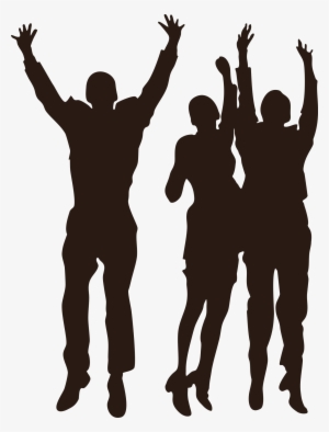 Silhouette Team Jumping Woman 1221445