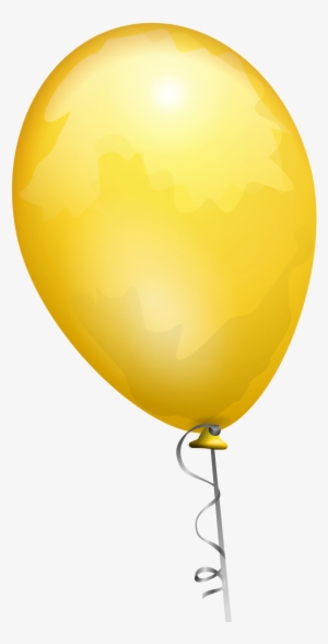 Yellow Balloon Png - Gold Balloon Clipart Png