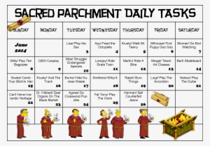 Daily Scroll Calendar - Retired Teacher Rectangle Magnet