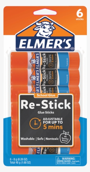 Elmer's® Re-stick Glue Sticks 8 G - Elmers Slime Starter Kit Each