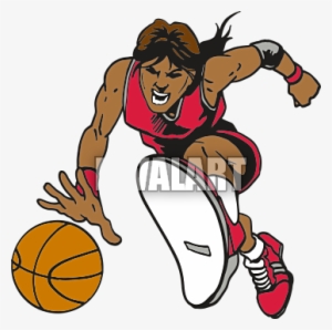 Clipart Resolution 361*359 - Women Basketball Players Cartoon