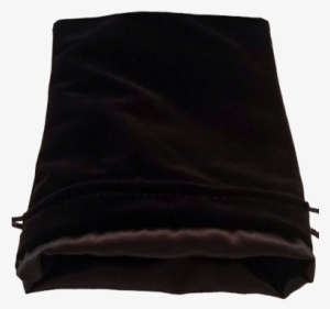 Md Dice Bag Black Velvet W/black Satin Lining - Leather