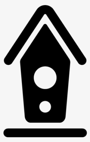 Birdhouse Vector - Birdhouse In Black And White Png