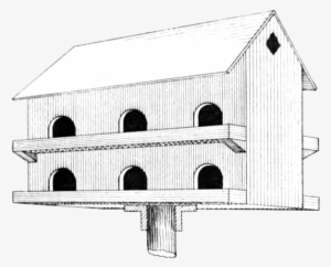 Barn Birdhouse Drawing - Drawing