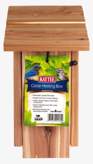 Kaytee Cedar Nesting Box - Kaytee Cedar Nesting Box {bin-2}
