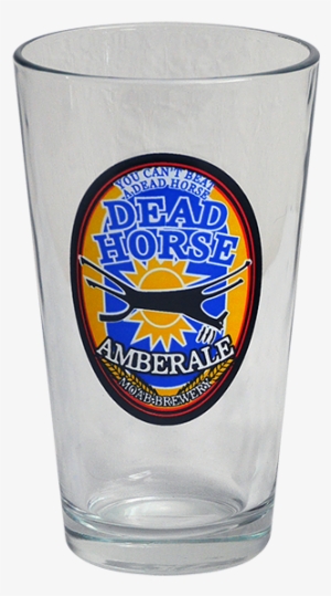 You Can't Beat A Dead Horse Logo Glass $4 - Pint Glass