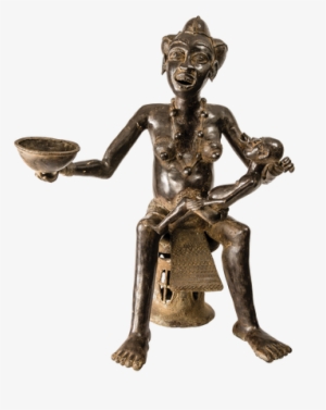 A Woman's Primary Role In African Tribal Society Is - Bronze Sculpture