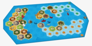 explores & pirates game setup - mayfair games catan expansion explorers and pirates