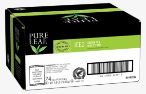 pure leafᵀᴹ iced loose tea pouch green with citrus - unilever food solutions pure leaf black peach tea -