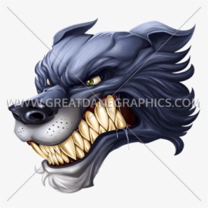 Wolf Stare - Transparent Art Blue Wolf Png