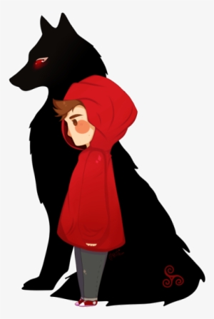 Little Red & The Big Bad Wolf - Illustration