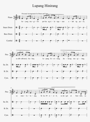 Lupang Hinirang Sheet Music 1 Of 3 Pages - Music