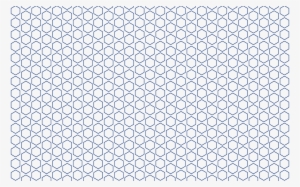 Transparent Hexagons - Green