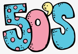 50th Day Of School Clipart - 50's Clipart Png