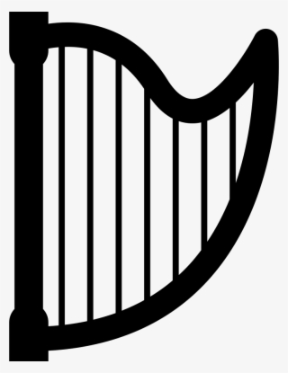 Music Harp Vector - Harp Icon