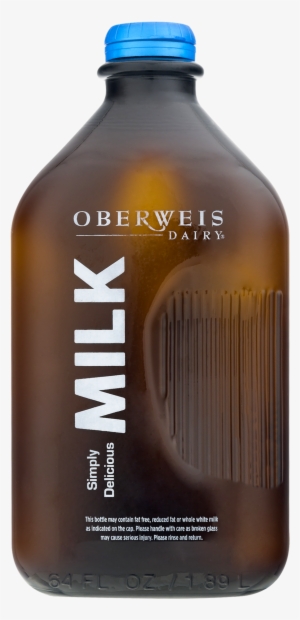 Oberweis Reduced Fat Milk - 12 Fl Oz Bottle