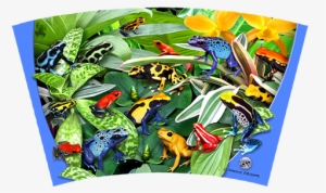 Dart Frogs 16oz Tumbler, Tumbler - Ravensburger Friendly Frogs - 300 Piece Puzzle