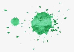 16 Green Watercolor Splatter - Portable Network Graphics