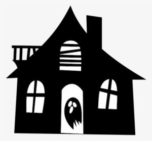 House Silhouette - Silhouette Of A Haunted House