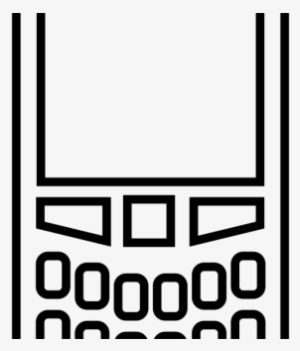 Banner Transparent Cellphone Clipart Coloring Page - Coloring Cellphone