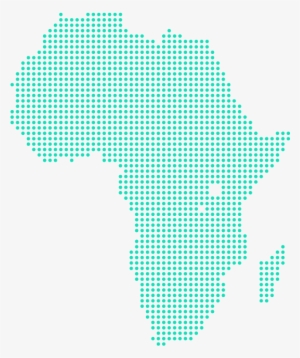 World Map Dot Square - Africa Map Dots Png