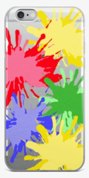 Paint Splatter Iphone Case - Crazy Like A Coconut Iphone Case Black