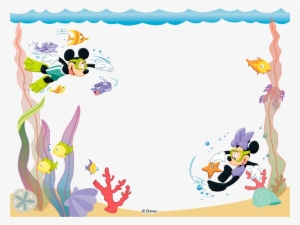 Você Também Pode Gostar Desses - Touch Of Disney Dimensional Stickers-swimming