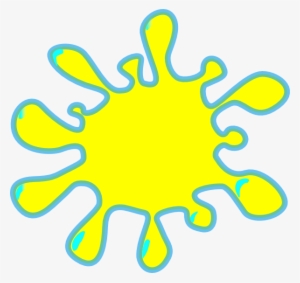 Yellow Splash Clip Art At Clker - Blob Yellow