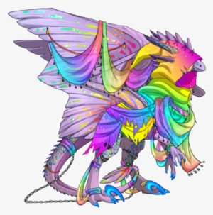 She's My Only Real 'rainbow' Dragon - Dragon Alphys