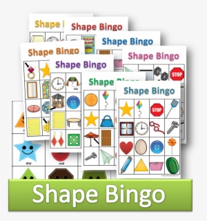 Free Printable Shape Bingo Cool Math Games For Toddler, - Preschool