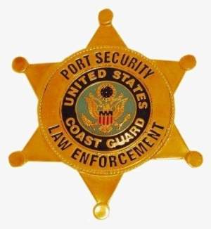 Uscg Port Security Law Enforcement Badge - Us Coast Guard Badge