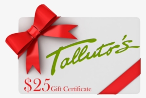 $25 Gift Certificate - Blank Gift Card