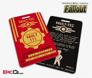 Vault Security Guard 'fallout' Cosplay Vault Id Badge - Fallout New Vegas