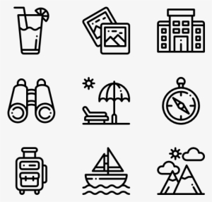 Travel 50 Icons - Building Icon Outline