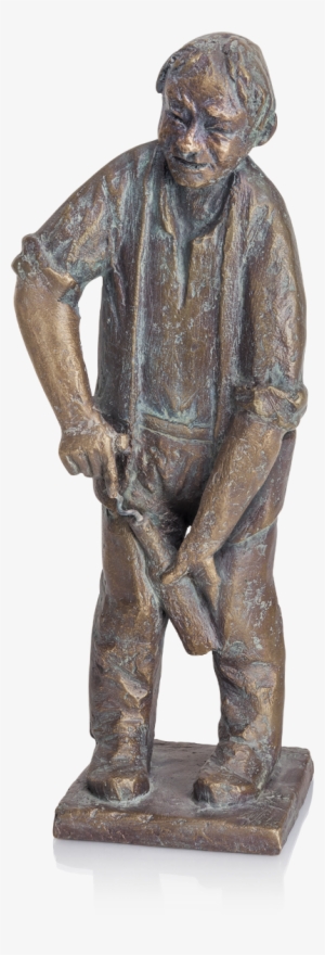 Bronzefigur Korkenzieher Von Theophil Steinbrenner - Theophil Steinbrenner