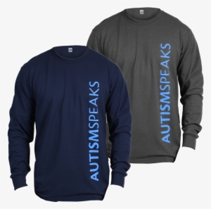 Autism Speaks Vertical Logo Long Sleeve T-shirt - Logo Long Sleeve T-shirt