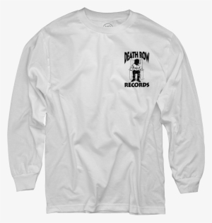 Death Row Records White Long Sleeve $45 - Long-sleeved T-shirt