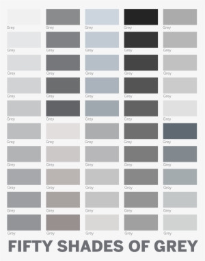Shades Of Grey Joke Colours - 50 Shades Of Grey Colour Chart