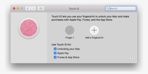 Macos Touch - Add A Fingerprint