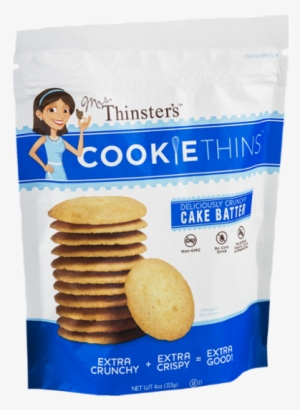Mrs Thinsters Cake Batter Cookie Thins - 4 Oz Bag