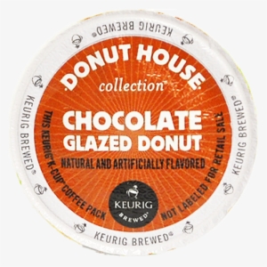 Donut House Coffee Chocolate Glazed Donut Flavored