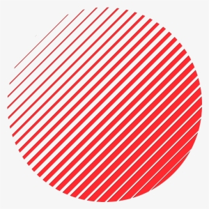 Ftestickers Geometricshapes Lines Circle Gradient Red - Gradient Lines Circle