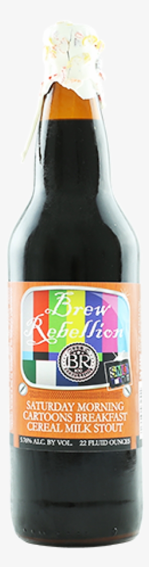 Brew Rebellion Saturday Morning Cartoons Breakfast - Beer Bottle