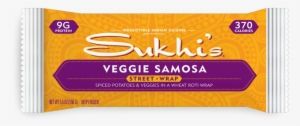 Veggie Samosa - Sukhis Street Wrap, Paneer Tikka Masala - 5.5 Oz Packet