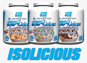 Isolicious Portein Powder Cereal Graphic - Fruity Pebble Protein Shake